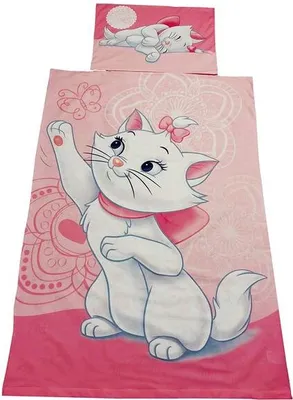 Produktbild von Disney Marie Aristocats Kuschel- Baumwoll - Bettwäsche  - Set 100x135 40x60cmBunt