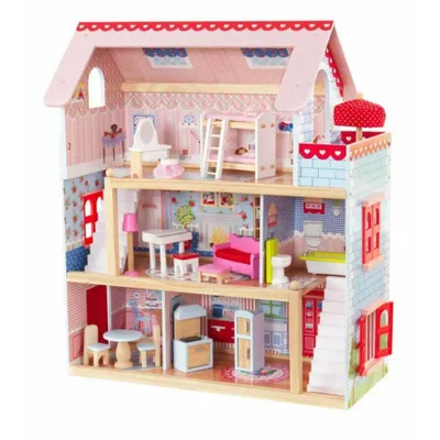 Produktbild von KidKraft Puppenhaus Chelsea inkl. 17 Möbelstücken; 65054