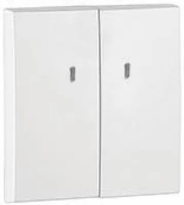 Image de EFAPEL LOGUS90 Interrupteur Double Blanc Avec Éclairage