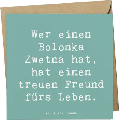 Produktbild von Mr. & Mrs. Panda Grußkarte Spruch Bolonka Zwetna - Meeresbrise - Geschenk, loyaler Begleiter, fröhliche Hunde, Glückwunschkarte, Hunderassen, Beschreibung, anlasskarte