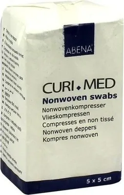 Obrázok produktu pre Nesterilné kompresy z netkanej textílie 5x5 cm 4 vrstvy 100 ks