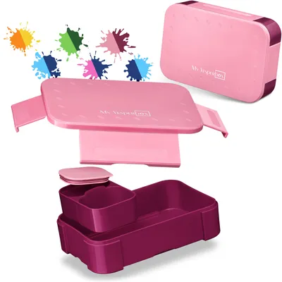 Produktbild von My Vesperbox® Brotdose für Kinder mit Fächern [MINI LITE] - Lunchbox mit Trennfächern - Bento Box - Jausenbox - Brotzeitbox für Schule & Kindergarten - Vesperdose für Jungen & Mädchen