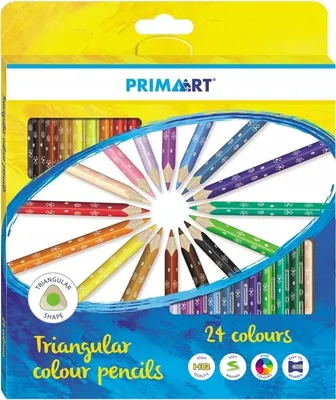 Immagine prodotto di Matite triangolari 24 colori