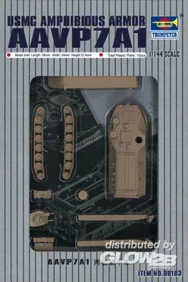 Produktbild von Trumpeter AAVP7A1 Amphibienfahrzeug 1:144, 00105