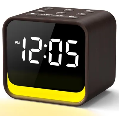 Productafbeelding van Digitale FM-radiowekker met 9 alarmgeluiden en nachtlampje
