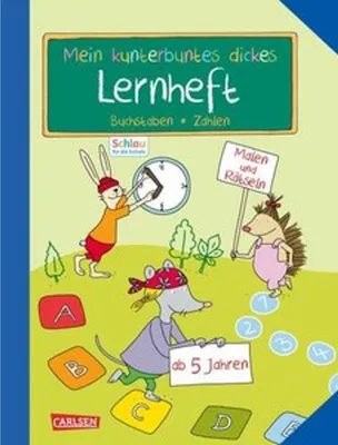 Immagine prodotto di Schlau für die Schule: Mein kunterbuntes dickes Lernheft: Buchstaben und Zahlen