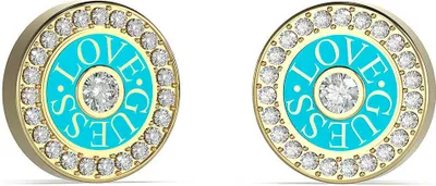 Immagine prodotto di Orecchini a bottone Guess Collezione Oro Love Guess - donna