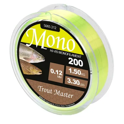 Produktbild von Spro Troutmaster Hi-Vis Mono Orange 0.20 mm 4,2 kg 200M