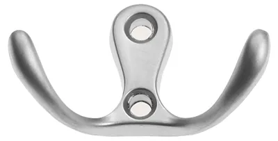 Image de Crochets de meuble doubles Gamet DW19 Aluminium pratique