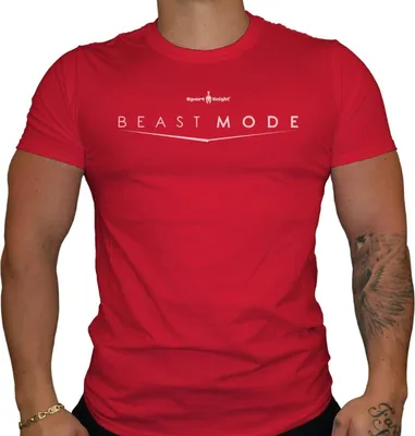 Produktbild von Sport-Knight® Herren Fitness T-Shirt "Beast Mode On"