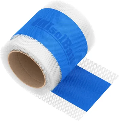 Produktbild von Isolbau Dichtband P2 Blau - 5 m Abdichtband Wasserdichtes Dichtungsband für Sanitär, Dusche, Bad, Fliesen, Balkon und Terrasse, Abdichtung für Innen- & Außenbereich - 120 mm
