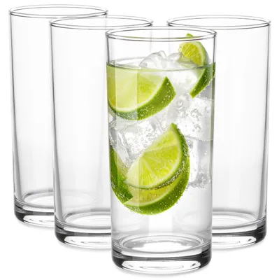 Produktbild von Glasmark KROSNO 1992 Gläser Set 4 Stück Trinkgläser Wassergläser 280 ml Transpar