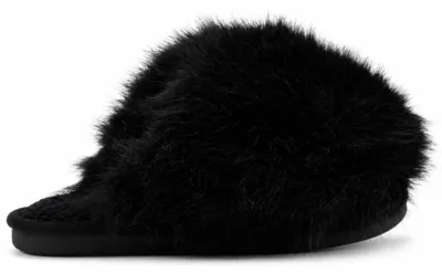 Produktbild von Damen Gefüttert Hausschuhe Isoliert Slippers Slip On Schlappen in Schwarz Limina Gr.39
