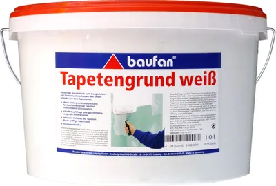 Produktbild von Baufan Tapetengrund weiß 10l 102091