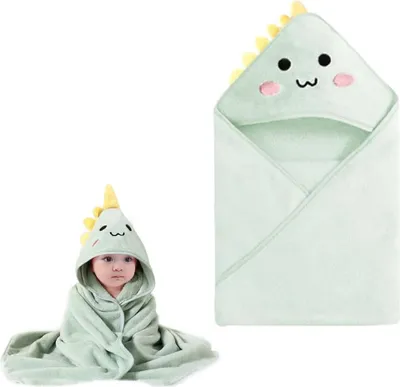 Obrázek produktu pro Dětský ručník s kapucí, osuška, koupací pláštěnka pro chlapce, dárek k narození dítěte, pro chlapce a dívky