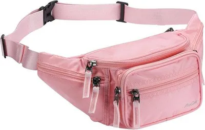 Productafbeelding van Famanu heuptas, waterdicht - Kleine nylon heuptas met 6 compartimenten