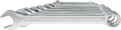 Produktbild von Fortis 4317784780278, 10,11,12,13,14,17,19,22,24,27,30,32 mm, Chrom-Vanadium-Stahl, 15°, 12 Stück(e)