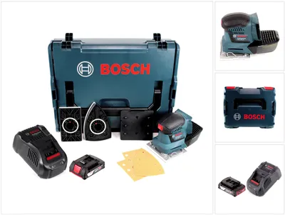 Obrázok produktu pre Bosch GSS 18V-10 akumulátorová orbitálna brúska 18V + 1x akumulátor 2,0Ah + nabíjačka + L-Boxx