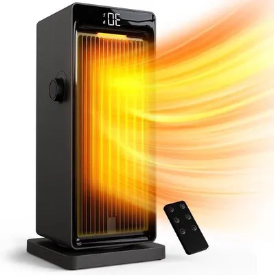 Immagine prodotto di Riscaldatore in Vetroceramica da 2000 W, ad alta efficienza energetica, oscillazione a 90°