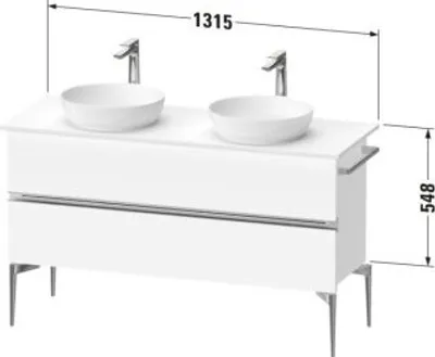 Zdjęcie produktu dla DURAVIT SV46610BD550000 Sivida WTU 1315x548x475mm, f.Bodenst.