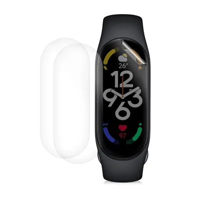 Produktbild von kwmobile 3x Transparente Displayschutzfolie kompatibel mit Xiaomi Mi Band 7 - Schutzfolie für Fitness Tracker Displayschutz