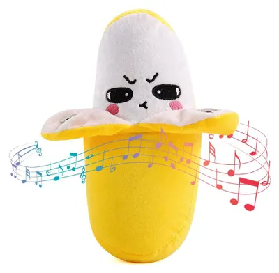 Productafbeelding van Interactief muzikaal pluche speelgoed, 25 cm, met een fruitmotief, voor kinderen