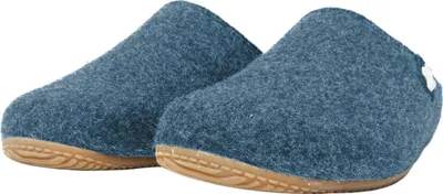 Produktbild von Living Kitzbühel Pantoffel Filz Schweizer Kreuz Media Blue Größe EU 46 Normal