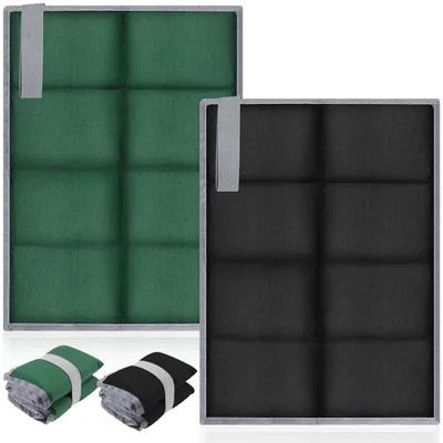 Produktbild von 2er Set faltbare Outdoor Sitzkissen, isolierend & wasserdicht, ideal für Reisen, Picknick, Wandern, Stadion & mehr