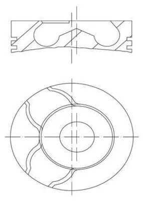 Image de MAHLE, pistons, référence 010 15 01