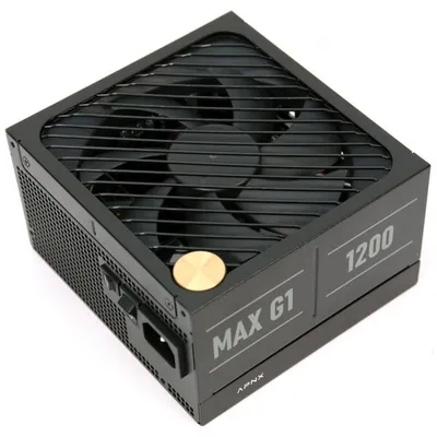 Obrázek produktu pro APNX MAX G1, 80 PLUS Gold, zdroj napájení ATX 3.1 PCIe 5.1, plně modulární, kompaktní - 1200W - zdroj pro PC/server - ATX