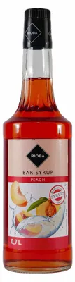 Produktbild von Rioba Peach (Pfirsich) Syrup