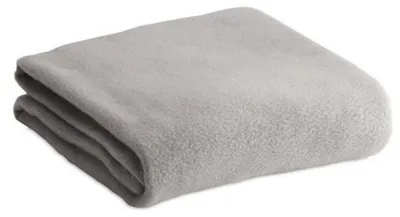 Immagine prodotto di Coperta in pile/plaid - grigio chiaro - 120 x 150 cm - pile di poliestere