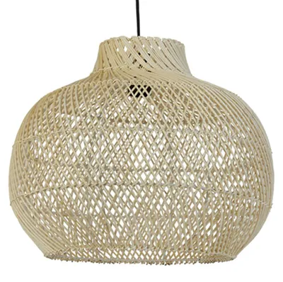 Zdjęcie produktu dla Light & Living - lampa wisząca - Charita - naturalny - rattan - Ø 46cm - E27 - 2960330