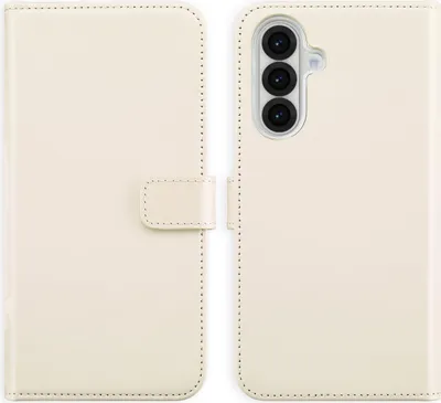 Produktbild von Selencia Echtleder Klapphülle Samsung Galaxy A36 / A56 - Greige