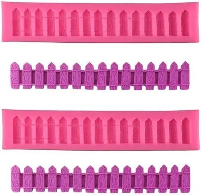 Image de Décoration de tarte en fondant silicone avec bordure