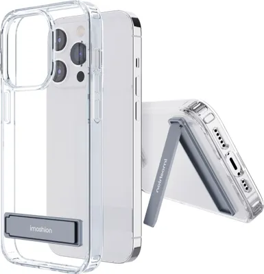 Produktbild von imoshion Back Cover mit Ständer iPhone 14 Pro - Transparent