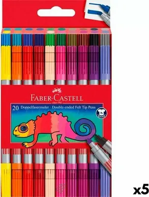 Produktbild von Marker-Set Faber-Castell Etüie 5 Stück