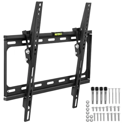 Produktbild von tectake® TV Wandhalterung für 26 - 75 Zoll (66 - 191 cm) neigbar und stufenlos breitenverstellbar flacher Wandabstand
