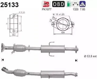 Produktbild von VEGAZ Katalysator Kat für MAZDA 6 Kombi (GH) Euro 5 MZK-809