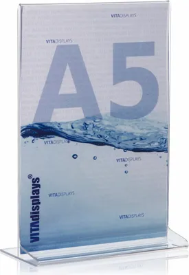 Produktbild von DIN A5 T-Ständer SOLUM aus Plexiglas