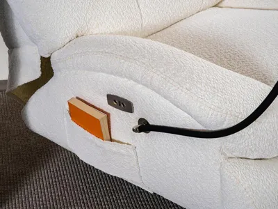 Produktbild von Verstellbarer Luxus Sessel Relax Lounge Kino Polster Drehbar Liege Textil