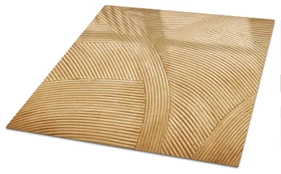 Produktbild von Bedruckte Glas Tischplatte 120x80 cm – Glas Tischplatte Küche – Tischplatte aus Sicherheitsglas – Glasplatte für Küchentisch – Moderne Tischplatte Glas – Dekorative Glastischplatte – Pflegeleichte Tischplatte Küche – Elegante Wellen, KI-generiertes Bild