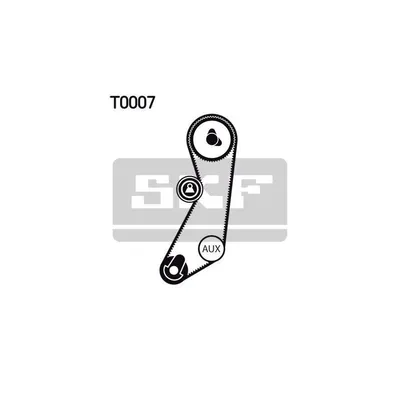 Produktbild von SKF Zahnriemensatz für Volvo 240 340-360 740 760 940