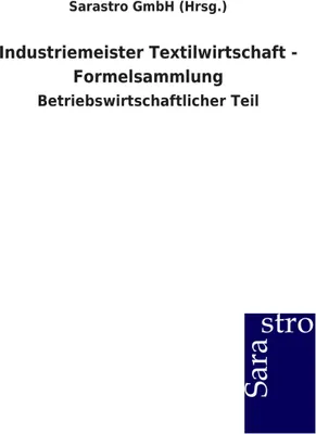 Produktbild von Industriemeister Textilwirtschaft - Formelsammlung
