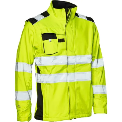 Produktbild von ELKA Warnschutzsoftshelljacke | WARNSCHUTZSOFTSH. GELB XL