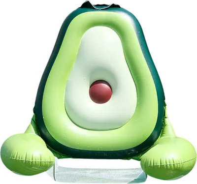 Produktbild von ASKSA Aufblasbarer Poolsessel Schwimmsitz Luftmatratze Pool Mit Getraenkehalter Wasser Wasserhaengematte Luftmatratze Erwachsene,Avocado