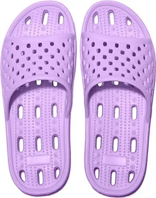 Produktbild von Damen rutschfeste Badelatschen Schnell Trocknende Badeschlappen Leichte Badeschuhe -38-39