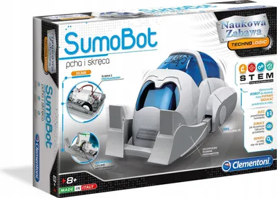 Zdjęcie produktu dla CLEMENTONI Naukowa zabawa SumoBot pcha skręca