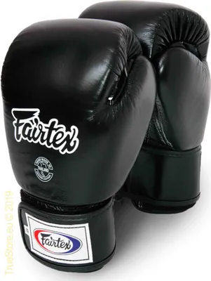 Image de Fairtex BGV1-BREATH Gants de boxe en cuir Tight Fit, couleur noir 16 onces