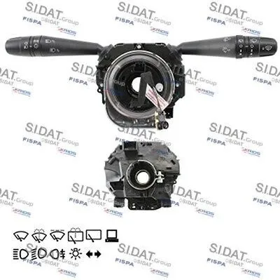 Produktbild von FISPA 431258 Lenkstockschalter Kombischalter für FIAT 500L (351, 352)